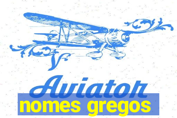 nomes gregos